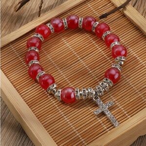 Beaded Bracelet with Intricate Charm